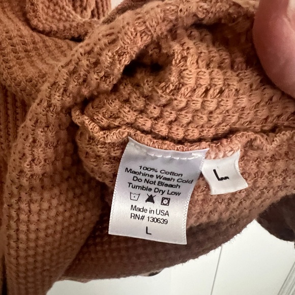 We The Free, Free People “Bestie Bundle” set. Waffle hoodie tunic with poncho - Picture 10 of 16